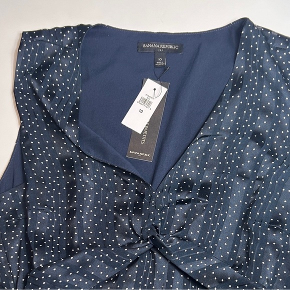 NWT Banana Republic Women’s Sleeveless Chiffon Lined Dress Size 10 - Picture 5 of 6